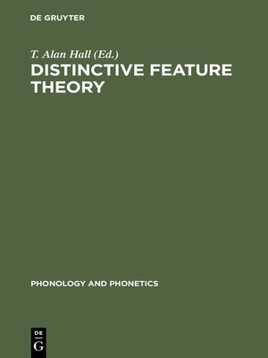 cover image of Distinctive Feature Theory